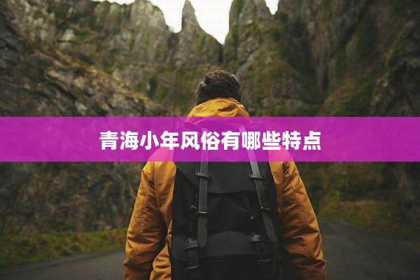 青海小年风俗有哪些特点