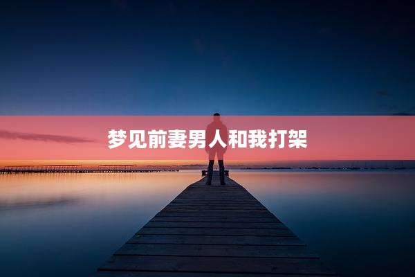 梦见前妻男人和我打架