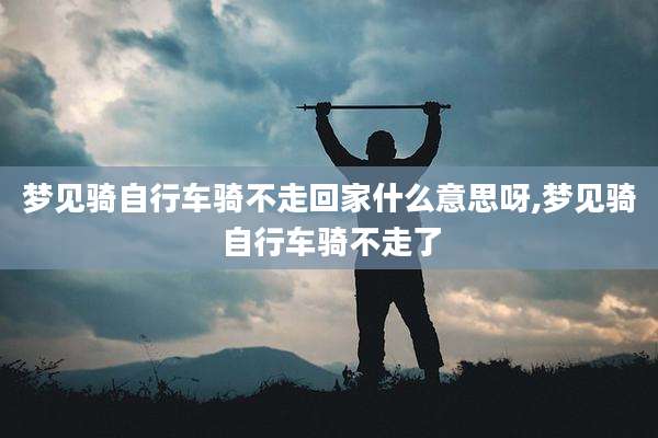 梦见骑自行车骑不走回家什么意思呀,梦见骑自行车骑不走了