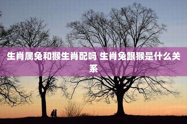 生肖属兔和猴生肖配吗 生肖兔跟猴是什么关系