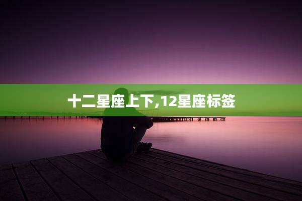 十二星座上下,12星座标签