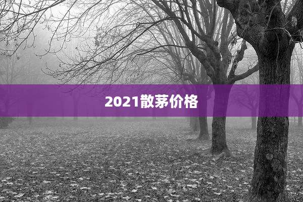 2021散茅价格