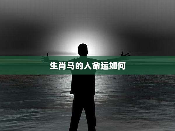 生肖马的人命运如何