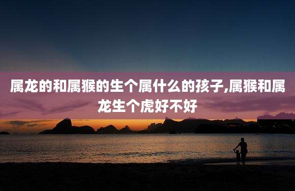 属龙的和属猴的生个属什么的孩子,属猴和属龙生个虎好不好