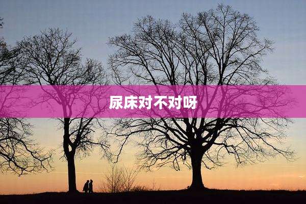 尿床对不对呀