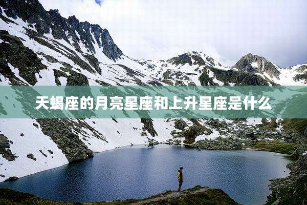 天蝎座的月亮星座和上升星座是什么