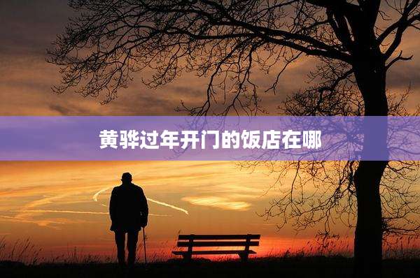 黄骅过年开门的饭店在哪