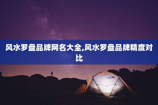 风水罗盘品牌网名大全,风水罗盘品牌精度对比