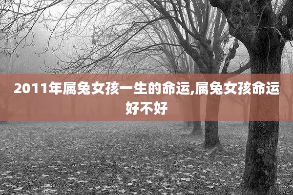 2011年属兔女孩一生的命运,属兔女孩命运好不好