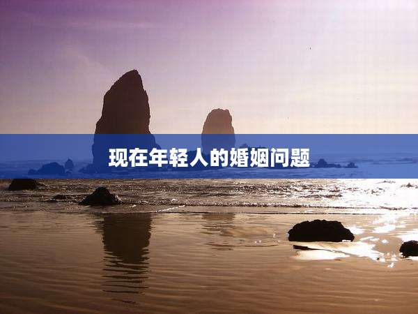 现在年轻人的婚姻问题