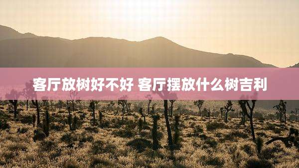 客厅放树好不好 客厅摆放什么树吉利
