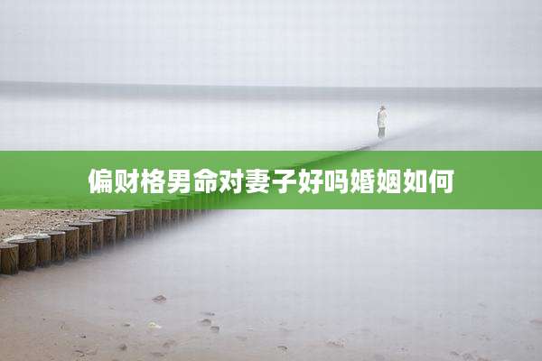 偏财格男命对妻子好吗婚姻如何
