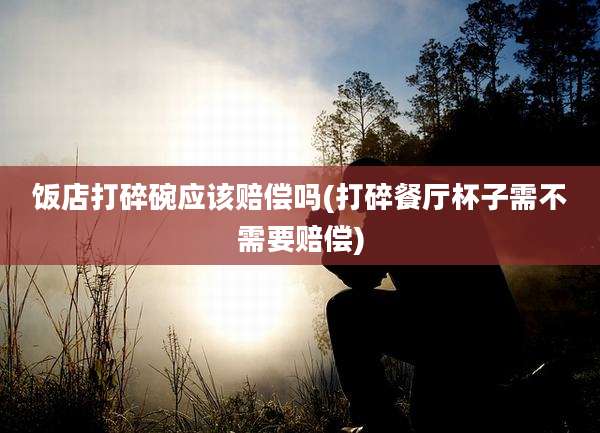饭店打碎碗应该赔偿吗(打碎餐厅杯子需不需要赔偿)