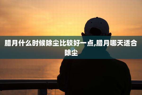 腊月什么时候除尘比较好一点,腊月哪天适合除尘