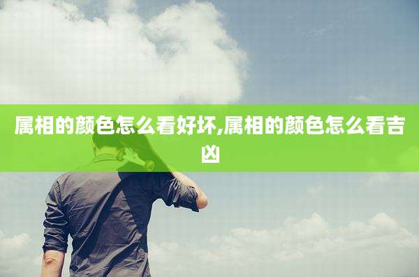 属相的颜色怎么看好坏,属相的颜色怎么看吉凶