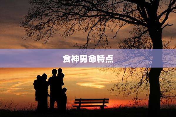 食神男命特点