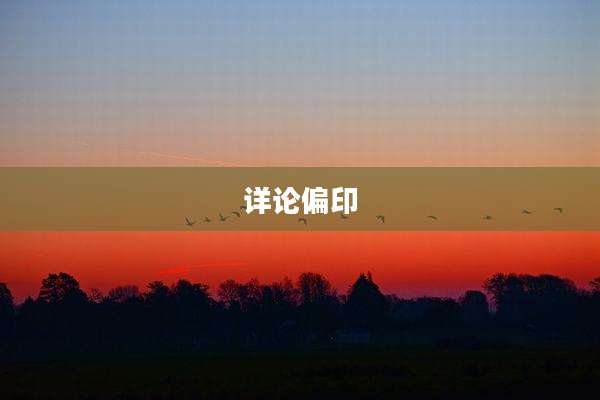 详论偏印