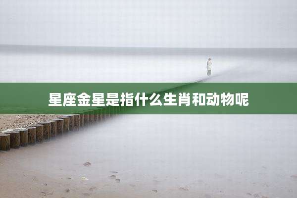 星座金星是指什么生肖和动物呢