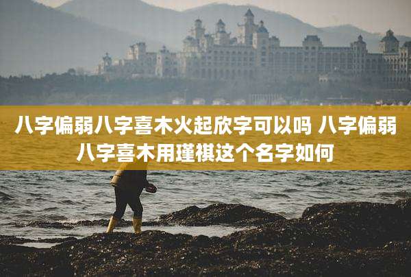八字偏弱八字喜木火起欣字可以吗 八字偏弱八字喜木用瑾祺这个名字如何