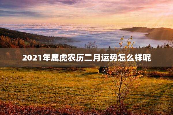 2021年属虎农历二月运势怎么样呢