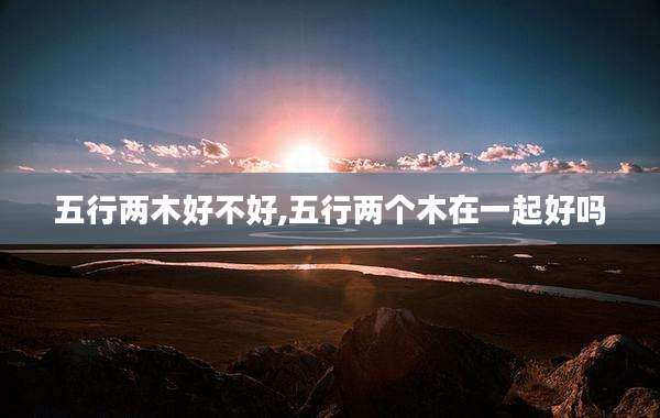 五行两木好不好,五行两个木在一起好吗