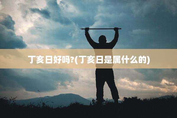 丁亥日好吗?(丁亥日是属什么的)