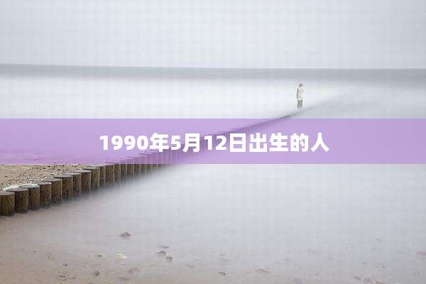 1990年5月12日出生的人