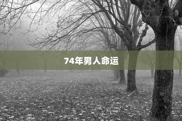 74年男人命运