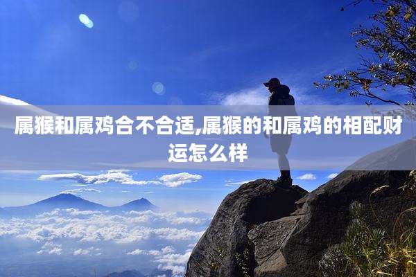 属猴和属鸡合不合适,属猴的和属鸡的相配财运怎么样
