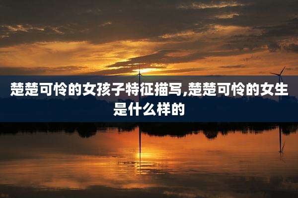 楚楚可怜的女孩子特征描写,楚楚可怜的女生是什么样的