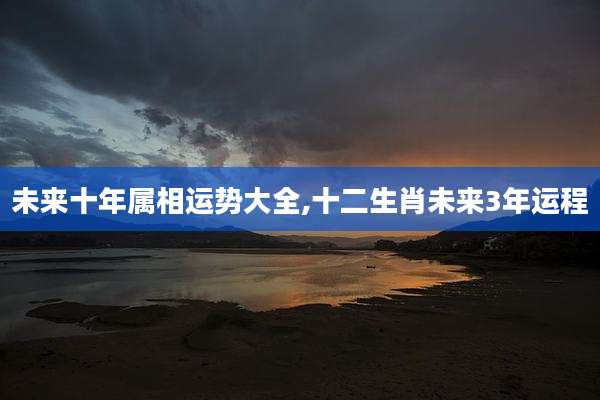 未来十年属相运势大全,十二生肖未来3年运程