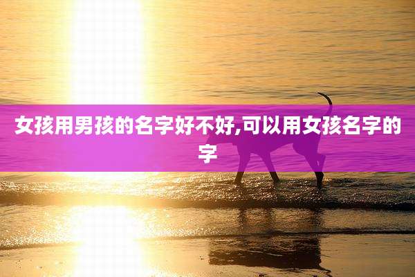 女孩用男孩的名字好不好,可以用女孩名字的字
