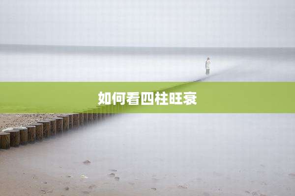 如何看四柱旺衰