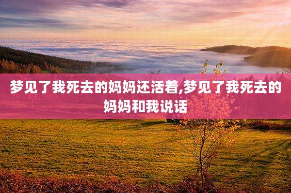 梦见了我死去的妈妈还活着,梦见了我死去的妈妈和我说话