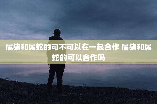 属猪和属蛇的可不可以在一起合作 属猪和属蛇的可以合作吗