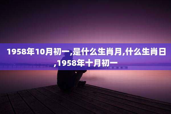 1958年10月初一,是什么生肖月,什么生肖日,1958年十月初一