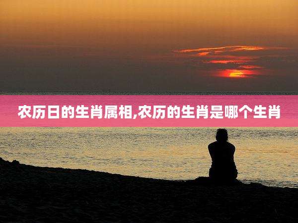 农历日的生肖属相,农历的生肖是哪个生肖