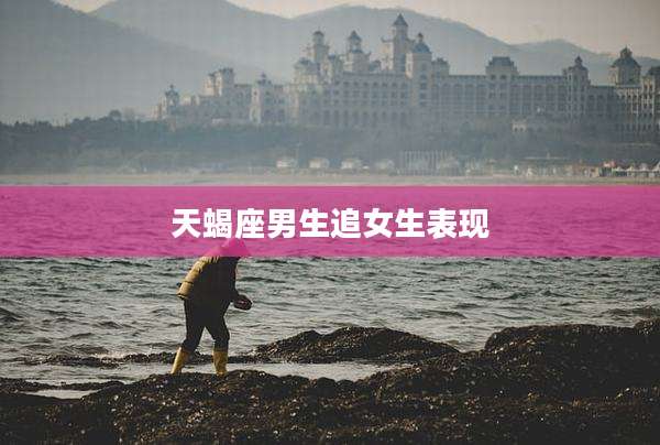 天蝎座男生追女生表现