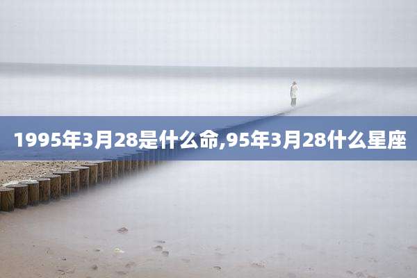 1995年3月28是什么命,95年3月28什么星座