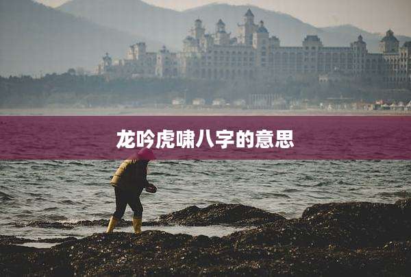龙吟虎啸八字的意思