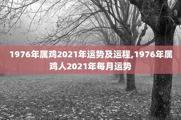 1976年属鸡2021年运势及运程,1976年属鸡人2021年每月运势