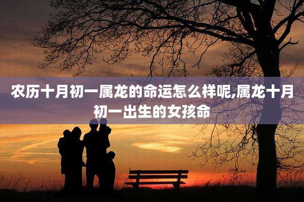 农历十月初一属龙的命运怎么样呢,属龙十月初一出生的女孩命