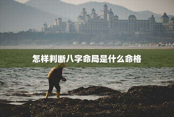 怎样判断八字命局是什么命格
