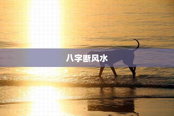 八字断风水