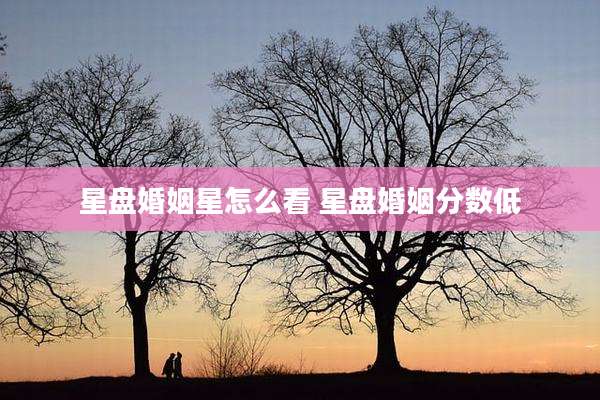 星盘婚姻星怎么看 星盘婚姻分数低