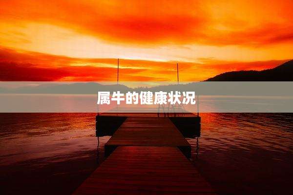 属牛的健康状况