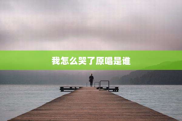 我怎么哭了原唱是谁
