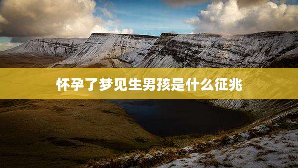 怀孕了梦见生男孩是什么征兆