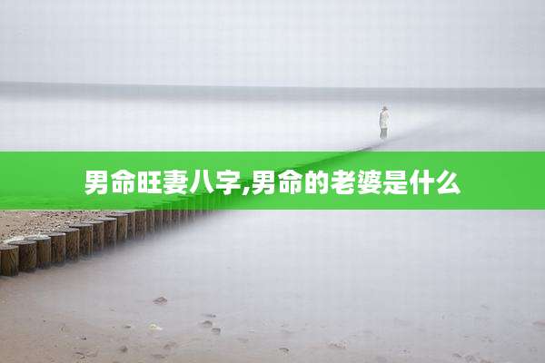 男命旺妻八字,男命的老婆是什么