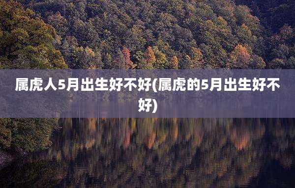 属虎人5月出生好不好(属虎的5月出生好不好)